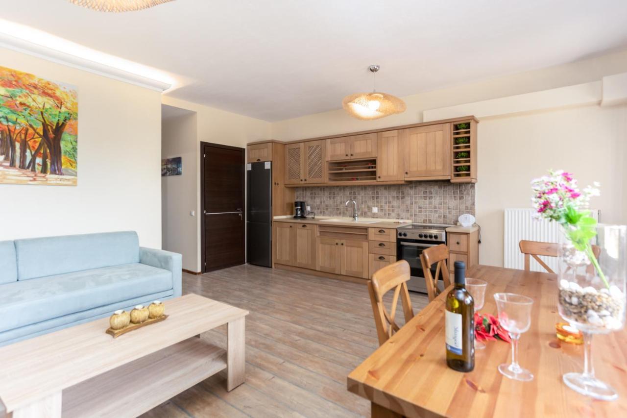 Twinstars Apartment With Courtyard And View Kalyves Polygyrou ภายนอก รูปภาพ