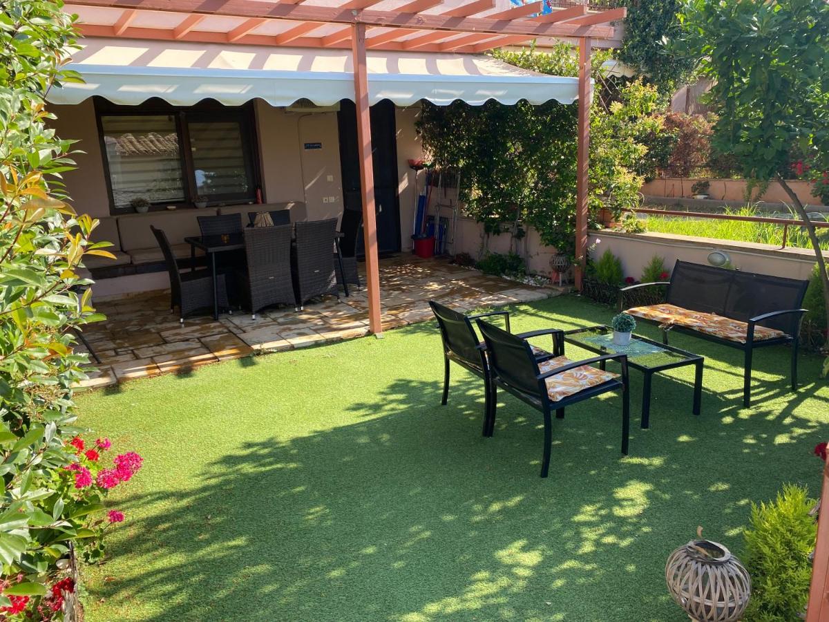 Twinstars Apartment With Courtyard And View Kalyves Polygyrou ภายนอก รูปภาพ